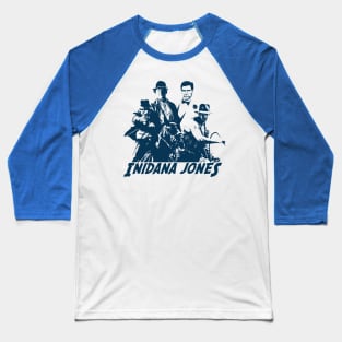 Retro Indiana Jones Baseball T-Shirt